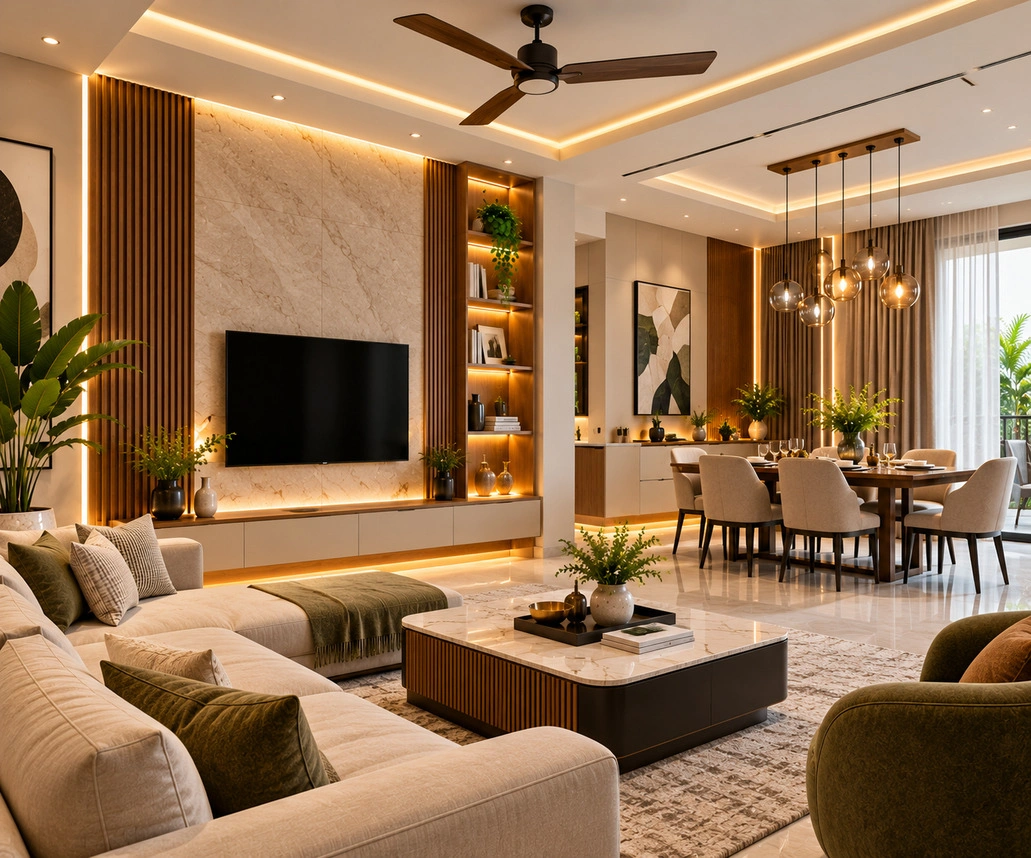 Living and Dining Rooms by Decor Indoors