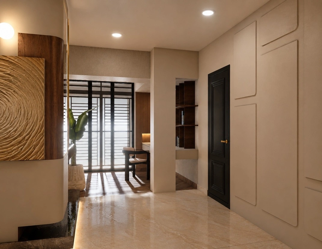 Ujjire Villa interior by Decor Indoors
